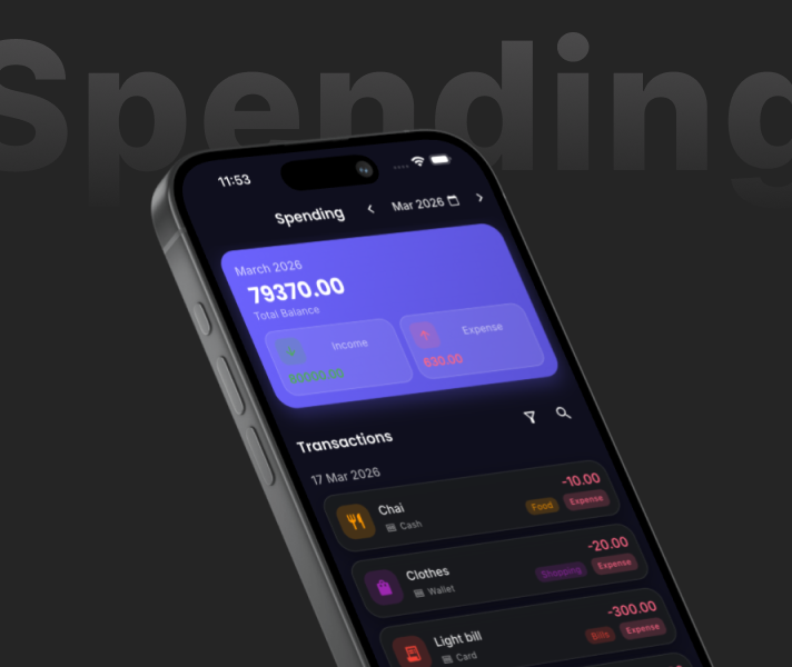 Spending – Money Manager